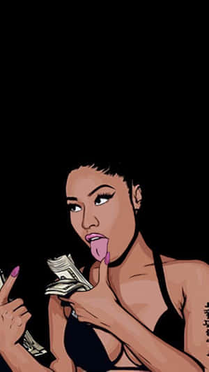 Minaj Baddie Girl Wallpaper