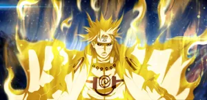 Minato Namikaze Fourth Hokage Chakra Mode Wallpaper