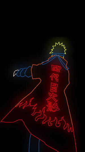 Minato Neon Digital Art Wallpaper