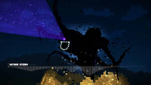 Minecraft Black Wither Storm Wallpaper