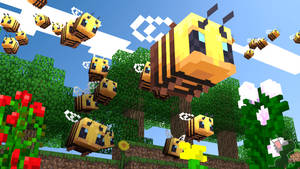 Minecraft Colonies Of Bees Wallpaper