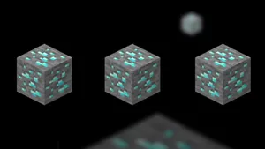 Minecraft Diamond Ores Wallpaper