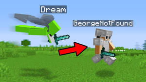 Minecraft Dream And George Not Found Wallpaper