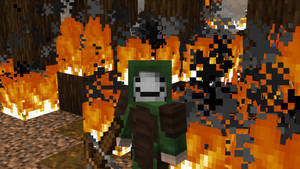 Minecraft Dream In Wild Fire Wallpaper