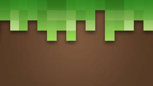 Minecraft Plain Dirt Grass Pixelated Art Wallpaper