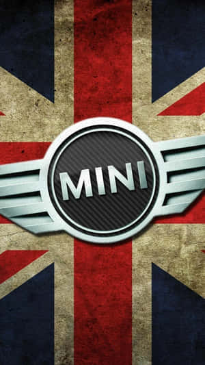 Mini Cooper Logo British Flag Background Wallpaper