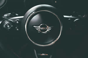 Mini Cooper Steering Wheel Logo Wallpaper