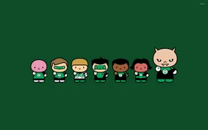 Mini Green Lantern Corps Members Wallpaper