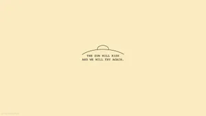 Minimal Aesthetic Desktop Sunrise Illustration Wallpaper