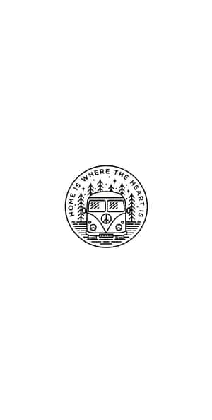 Minimal Aesthetic White And Black Iphone With Quotes Wallpaper