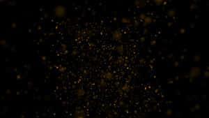 Minimal Black And Gold Glitter Desktop Wallpaper