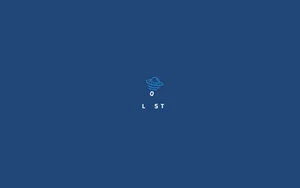 Minimal Blue Lost Ufo Wallpaper