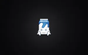Minimal Coffee And Tv Milk Carton Wallpaper