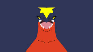 Minimal Garchomp Pokemon Wallpaper