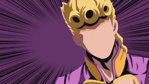 Minimal Jojo Bizarre Adventure Giorno Wallpaper