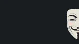 Minimalism Anonymous Mask Hd Wallpaper