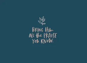 Minimalism Meets Faith Wallpaper