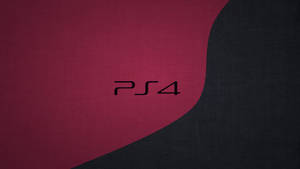 Minimalism Red Black Ps4 Wallpaper