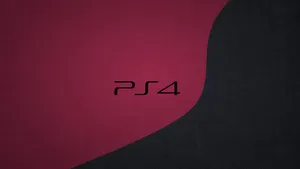 Minimalism Red Black Ps4 Wallpaper