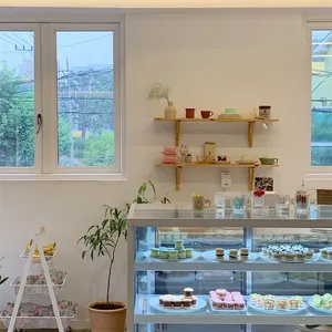 Minimalist Aesthetic Cafe Counter Wallpaper