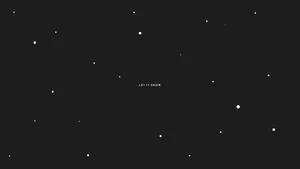 Minimalist Aesthetic Tumblr Let It Snow Wallpaper