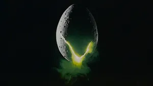 Minimalist Alien Egg Wallpaper