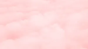 Minimalist Baby Pink Clouds Wallpaper