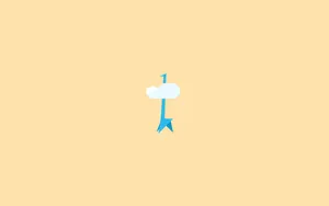 Minimalist Blue Giraffe Wallpaper