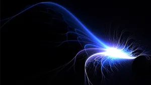 Minimalist Bright Lightning Wallpaper