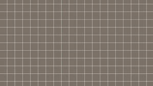 Minimalist Brown Grid Pinterest Aesthetic Wallpaper