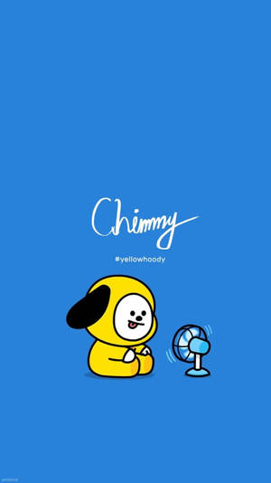 Minimalist Bt21 Chimmy Wallpaper