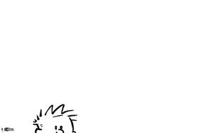 Minimalist Calvin And Hobbes Wallpaper