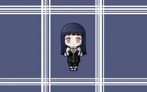 Minimalist Chibi Hinata Wallpaper