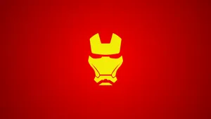 Minimalist Cool Iron Man Mask Wallpaper