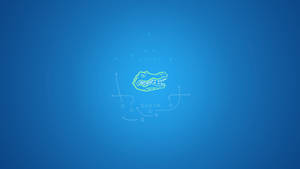 Minimalist Florida Gators Emblem Wallpaper