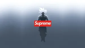 Minimalist Goku Supreme Wallpaper