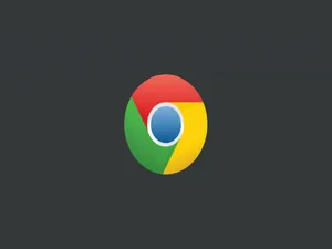 Minimalist Google Chrome Icon Wallpaper