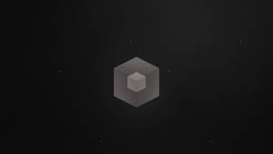 Minimalist Gray Cube Backgrounds Wallpaper