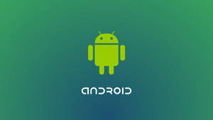 Minimalist Green Android Logo Wallpaper