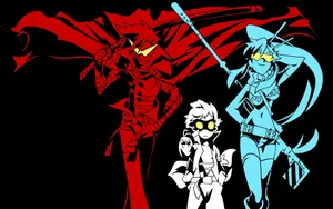 Minimalist Gurren Lagann Team Wallpaper