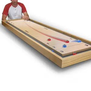 Minimalist Illustration Gosports Shuffleboard Game Wallpaper