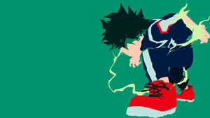 Minimalist Izuku Midoriya Deku Wallpaper