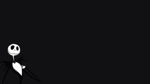 Minimalist Jack Skellington Art Wallpaper WallpapersOK