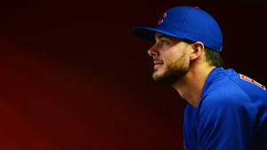 Minimalist Kris Bryant Screen Photo Wallpaper