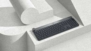 Minimalist Logitech Wireless Keyboard Wallpaper