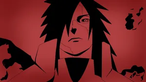 Minimalist Madara Rinnegan Eye Wallpaper