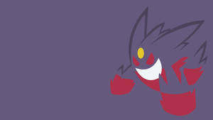 Minimalist Mega Gengar Wallpaper
