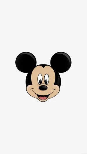 Minimalist Mickey Mouse Disney Iphone Wallpaper