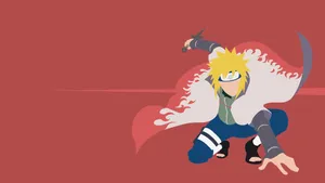 Minimalist Minato Art Wallpaper