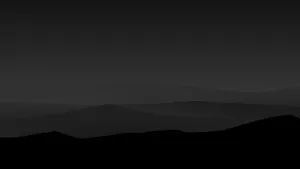 Minimalist Mountains Background Black Wallpaper